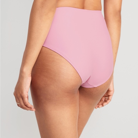 NWT OLD NAVY High-Waisted Bikini Swim Bottoms  Color:
Bergamot SIZE LARGE - Picture 2 of 7